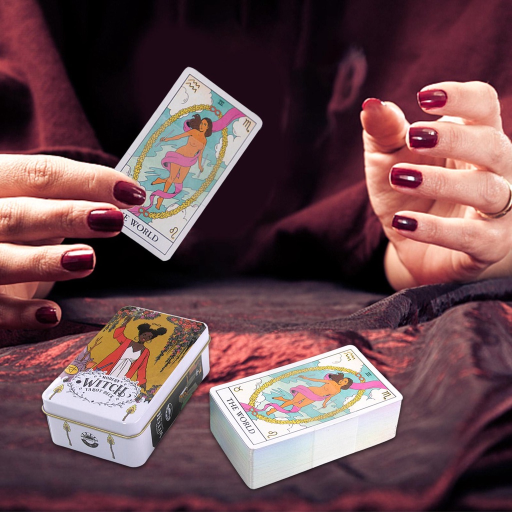Bộ Bài Tarot 78 Lá Kèm Hộp Thiếc