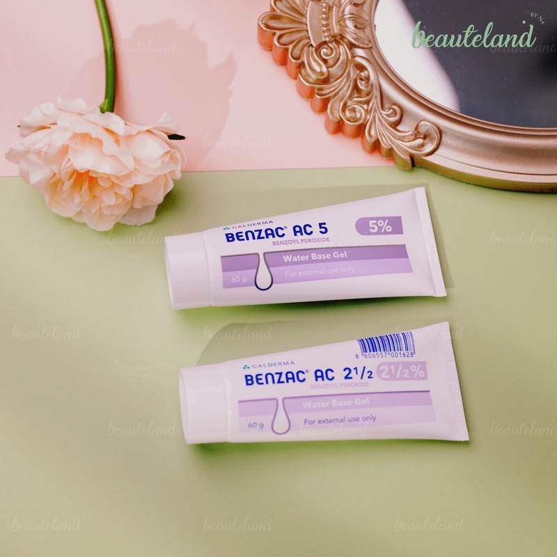 Gel chấm giảm mụn Benzac AC chứa Benzoyl perioxide