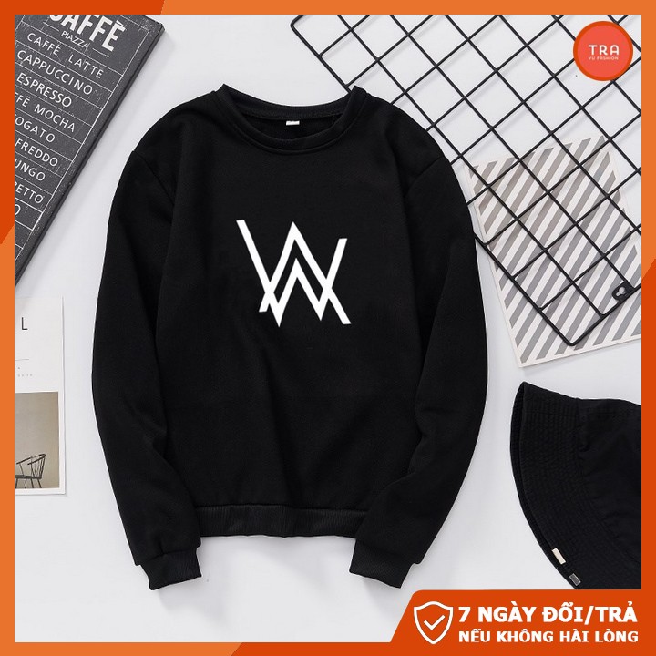 Áo thun nam dài tay, Ao nam nỉ Thái dày mịn Ailen Walker SW66 | BigBuy360 - bigbuy360.vn