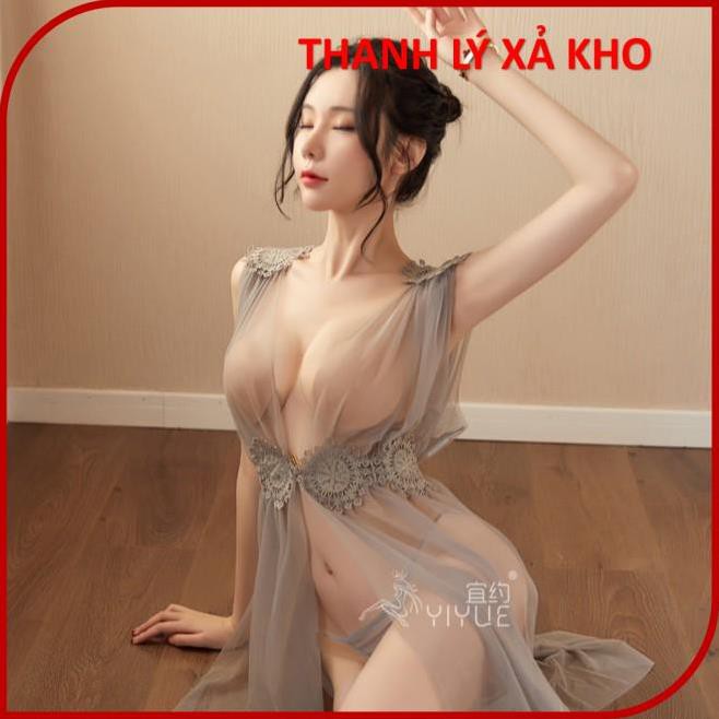 Váy ngủ cosplay thiên thần dáng dài gợi cảm, [nile] đầm ngủ quảng châu xẻ tà cao cấp chụp ảnh studio siêu thần thái