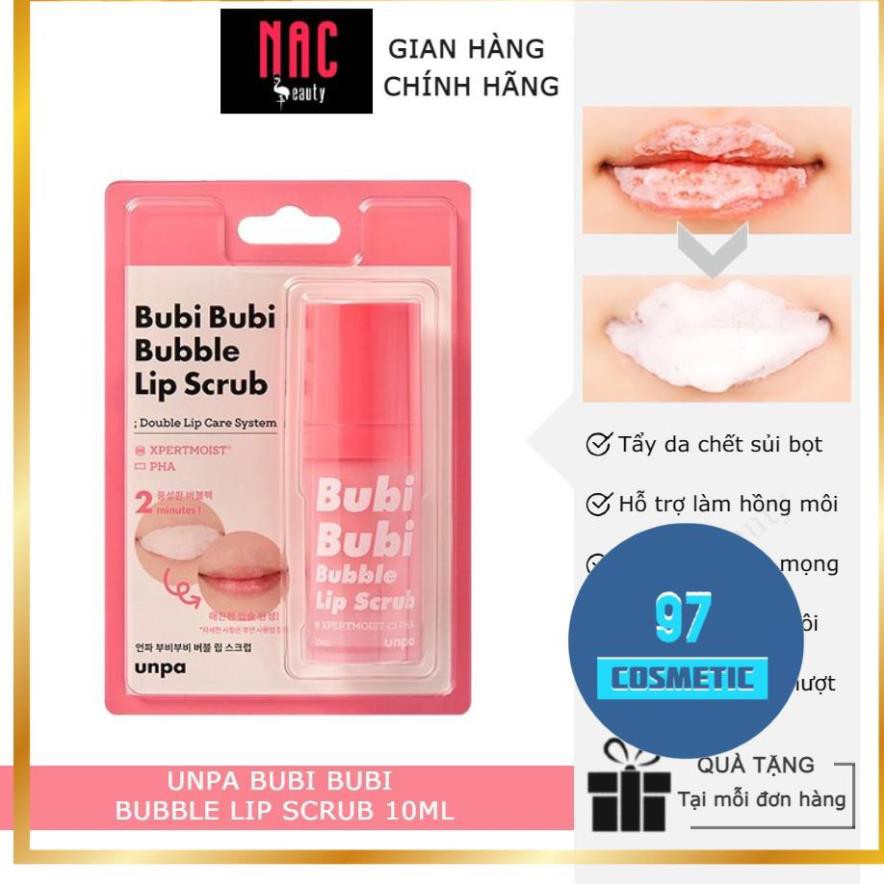 Tẩy da chết môi sủi bọt Bubi Bubi Lip 12ml - 97 COSMETIC | BigBuy360 - bigbuy360.vn