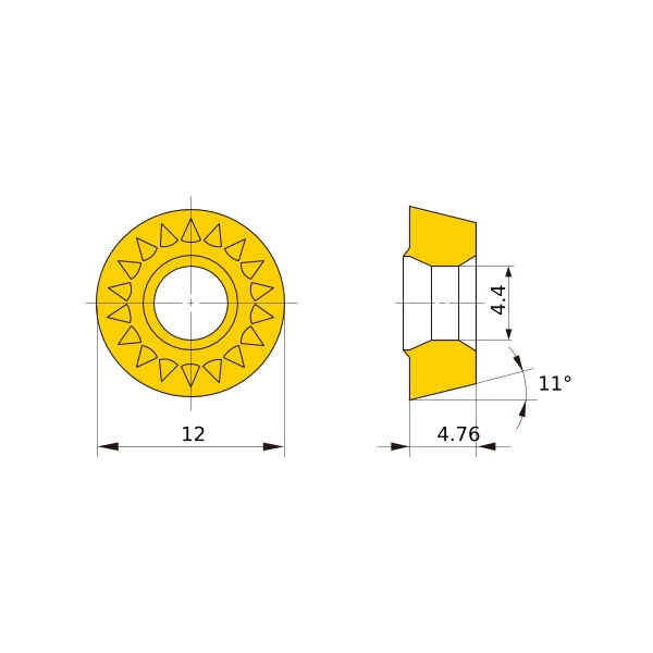 Chip phay R6 Mitsubishi RPMT1204MOE-JS-VP15TF