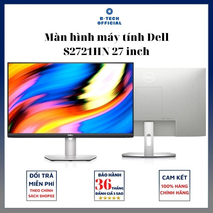 Màn hình máy tính Dell S2721HN 27 inch FHD IPS 75Hz Bảo Hành 36T