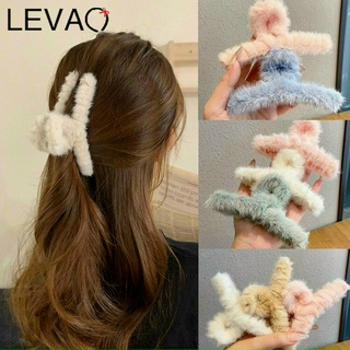 [HCM]-Kẹp tóc LÔNG NHUNG HÀN QUỐC siêu mịn