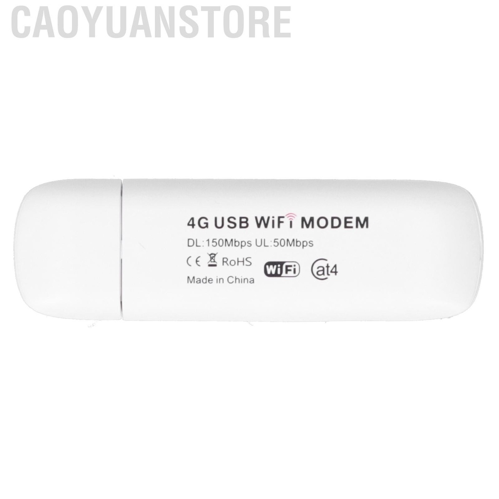 Caoyuanstore WiFi Modem Dongle 4G LTE TDD FDD GSM Car Wifi Mini Wireless Router with SIM Card Slot