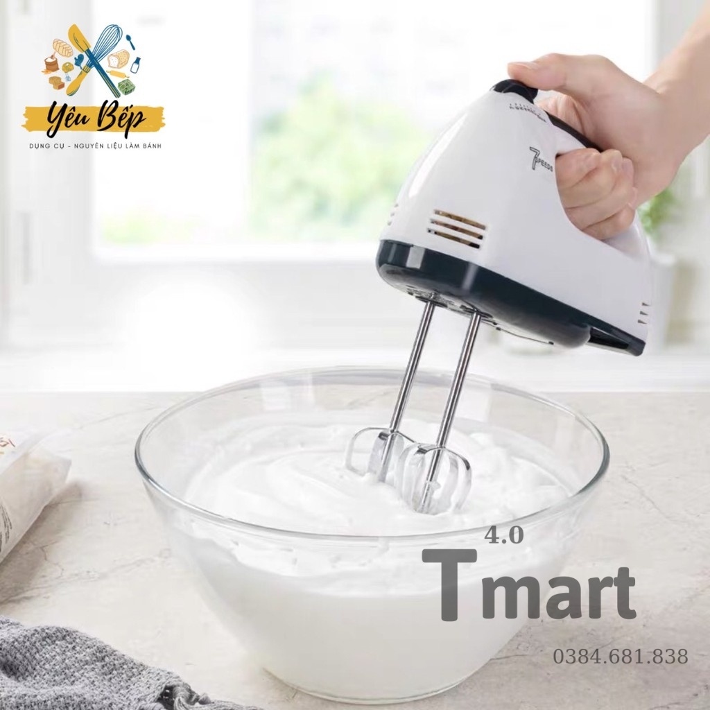 Máy Đánh Trứng Cầm Tay Scarlett Mini 7 Tốc Độ Công Suất 180W-Tmart4.0