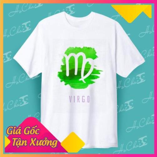 🔥HOT🔥 Áo thun CUNG HOÀNG ĐẠO - XỬ NỮ (Virgo) | mẫu 1 | Vải Dày Mịn - MAY Dây Cổ Cao Cấp ( có Hình Thật )