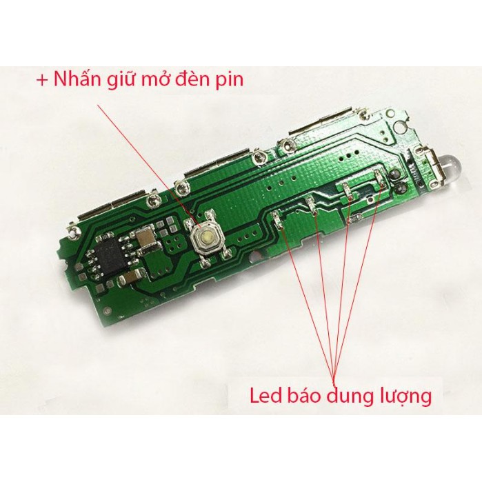 Module mạch Sạc dự phòng 3 cổng sạc OUT phiên bản 1A 2A