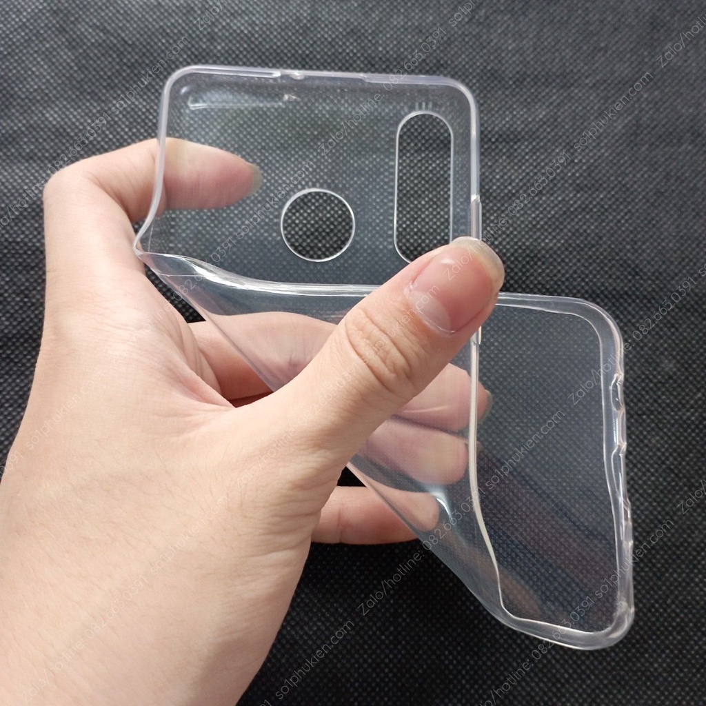 Ốp lưng Huawei P30 loại dẻo đen TPU và loại dẻo trong viền gồ bảo vệ cam bền đẹp