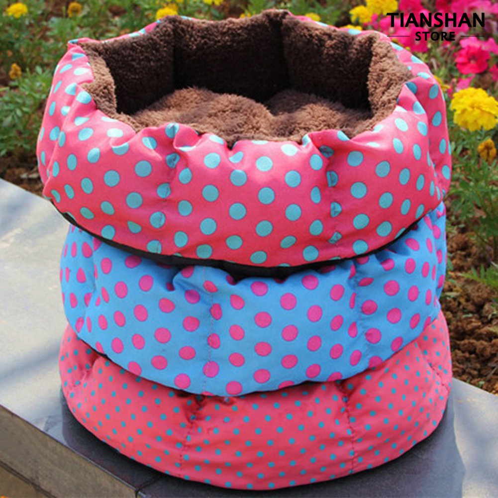 Phụ kiện thú cưng Winter Dog Cat House Soft Thick Warm Fleece Bed Pet Basket Nest Mat 