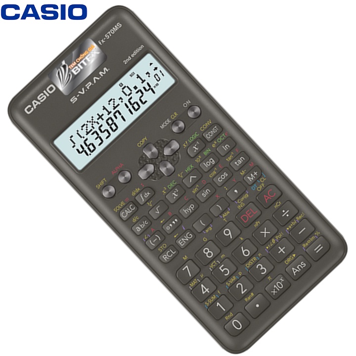 (NEW) MÁY TÍNH CASIO FX-570MS NHỎ GỌN THÔNG MINH NHIỀU TIỆN ÍCH (GIÁ RẺ)