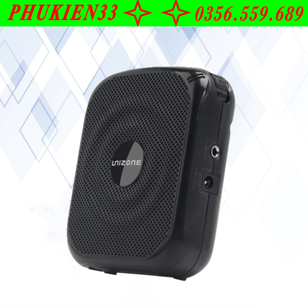 Loa trợ giảng Unizone UZ-9088s hay máy trợ giảng cho giao viên kèm 1 micro có dây