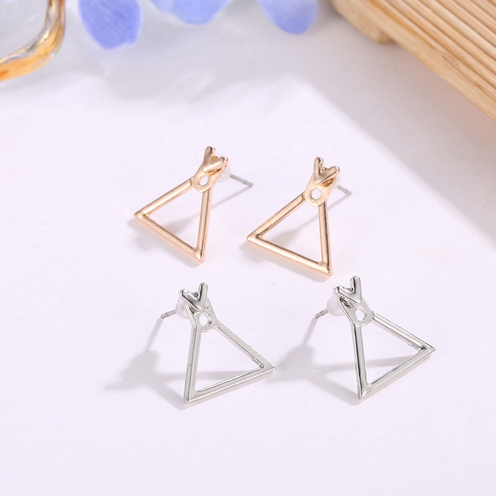 Khuyên tai họa tiết hình học độc đáo yvette Gift cute