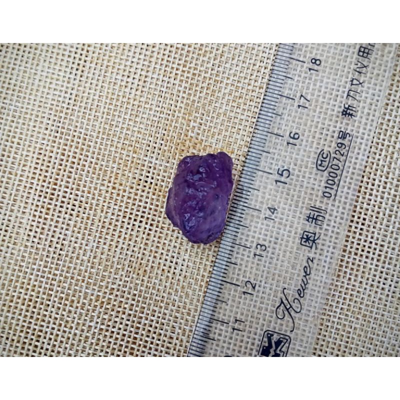 Viên đá tím Flourite huỳnh quang, phát sáng dùng trưng bày, đan vòng, thanh tẩy Tarot