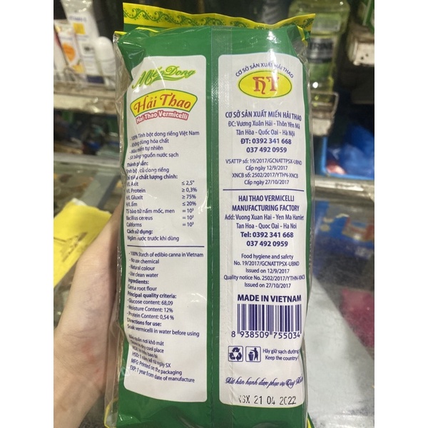 Miến Dong Hải Thao 180g