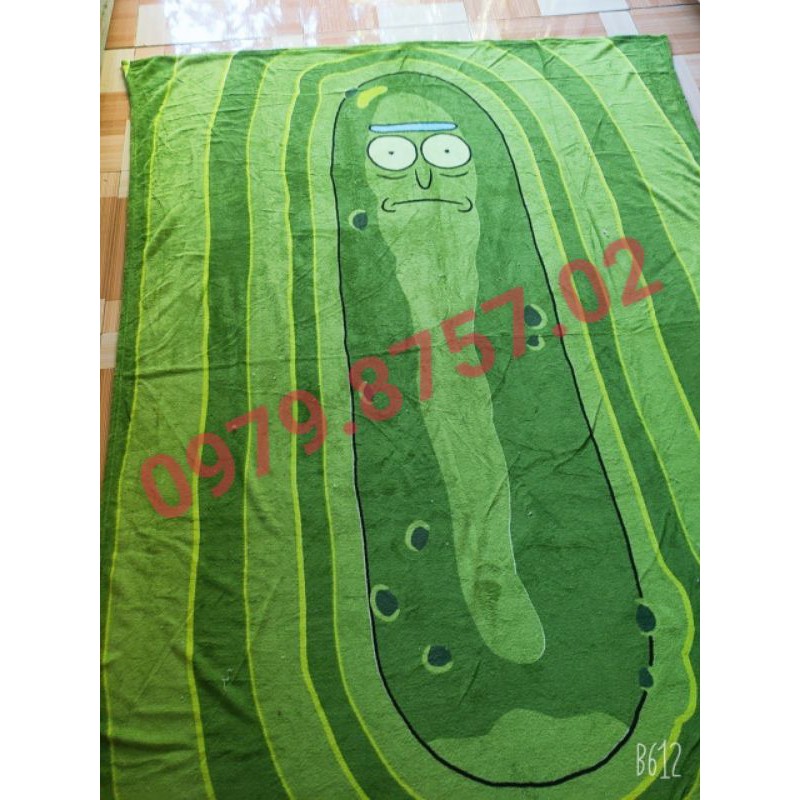 Mền tuyết nhung xanh lá đậm ẢNH THẬT