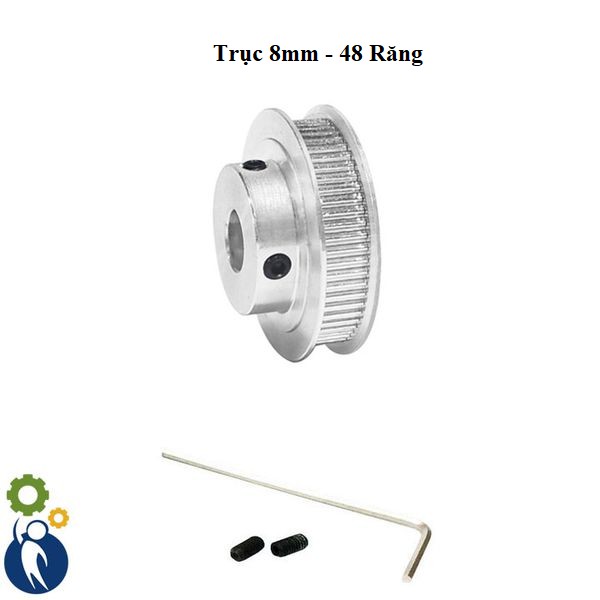 Pulley Trục 8mm - 48 Răng