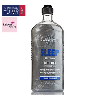 Sữa tắm Bath and Body Works Aromatherapy Sleep Detoxify Black Chamomile (295ml)