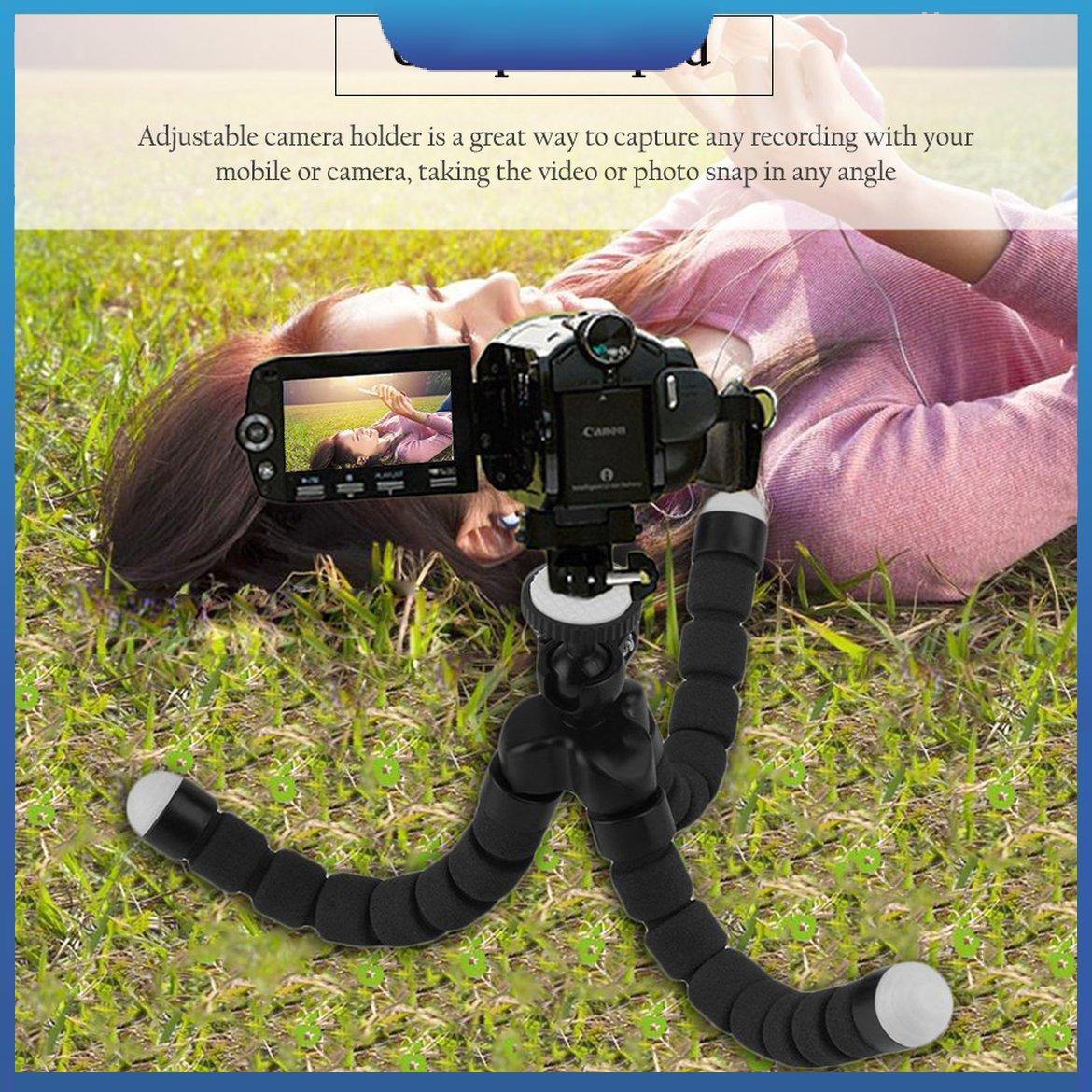 Chân tripod bạch tuộc linh hoạt nhỏ gọn cho điện thoại/máy ảnh