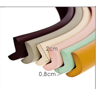 Combo 5 cuộn dây cao su bọt biển mềm 1 cuộn dài 2m dán bọc góc cạnh bàn, tủ kính, giường an toàn cho bé BG03-5