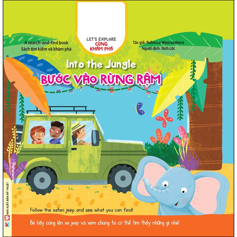 Sách BƯỚC VÀO RỪNG RẬM Cho Bé 0-3 Tuổi Hộp Háo Hức - Sách Thử Tài Quan Sát Với Chuyến Phiêu Lưu Vào Rừng Xanh Cho Bé Yêu