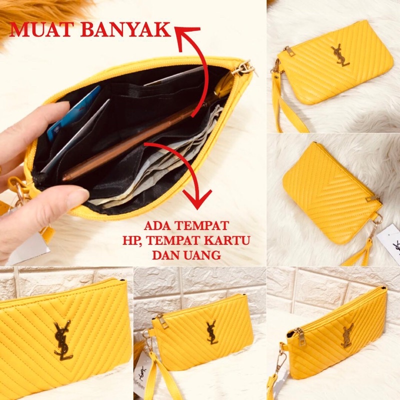 Hanako - Ví Dài Nhập Khẩu Từ Voi YeSeL CEVRON Hình Vuông Đa Năng Cho Nữ