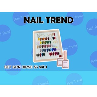 Set Sơn Móng DIRSE 56 Màu Hàn Quốc. Tặng ngay Base, Top, Top Lỳ, Cứng móng và bảng mầu.