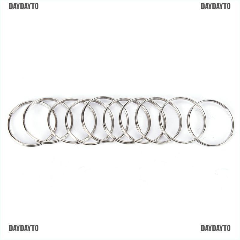 Set 10 Móc Khóa Thép Niken Mạ Niken Thời Trang