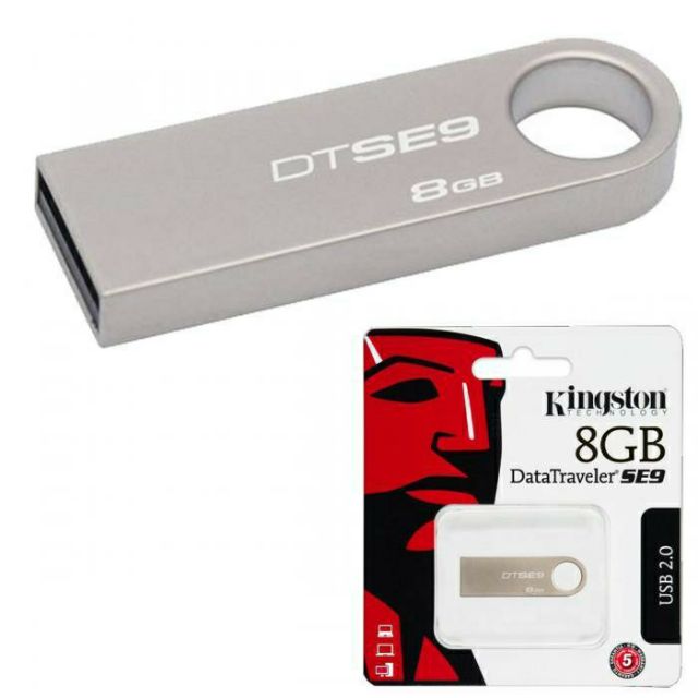 [HÀNG CHÍNH HÃNG] USB Kingston DTSE9 16G - 8G chống nước, chất liệu kim loại