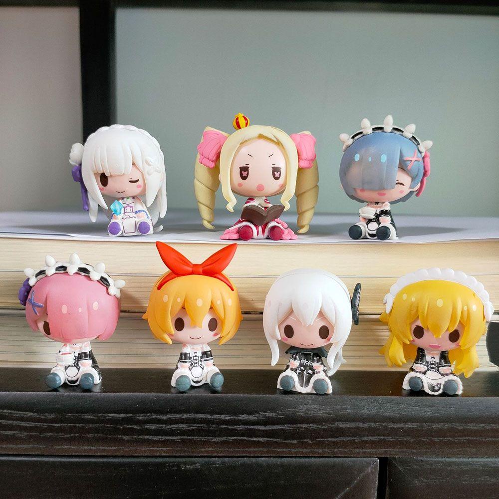 Mô Hình Đồ Chơi Nhân Vật Ram Rem Ram Bằng PVC