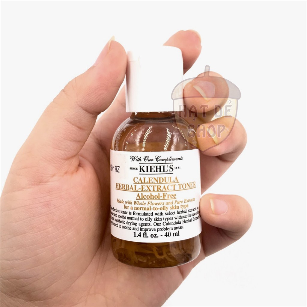 Kiehl's / Kiehls Nước Hoa Hồng Cho Da Nhạy Cảm Hoa Cúc Calendula Herbal Extract Alcohol-free 40ml-Hàng Chính Hãng