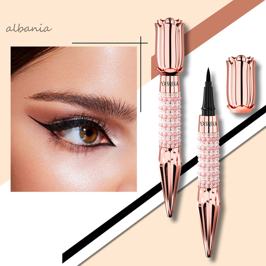 <albania>Chì kẻ mắt đính đá trang điểm hình hoa hồng nhỏ gọn | BigBuy360 - bigbuy360.vn