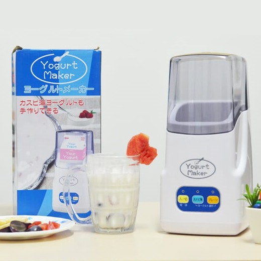 MÁY Ủ SỮA CHUA 3 NÚT ( tặng kèm 1 máy matxa ion cầm tay )