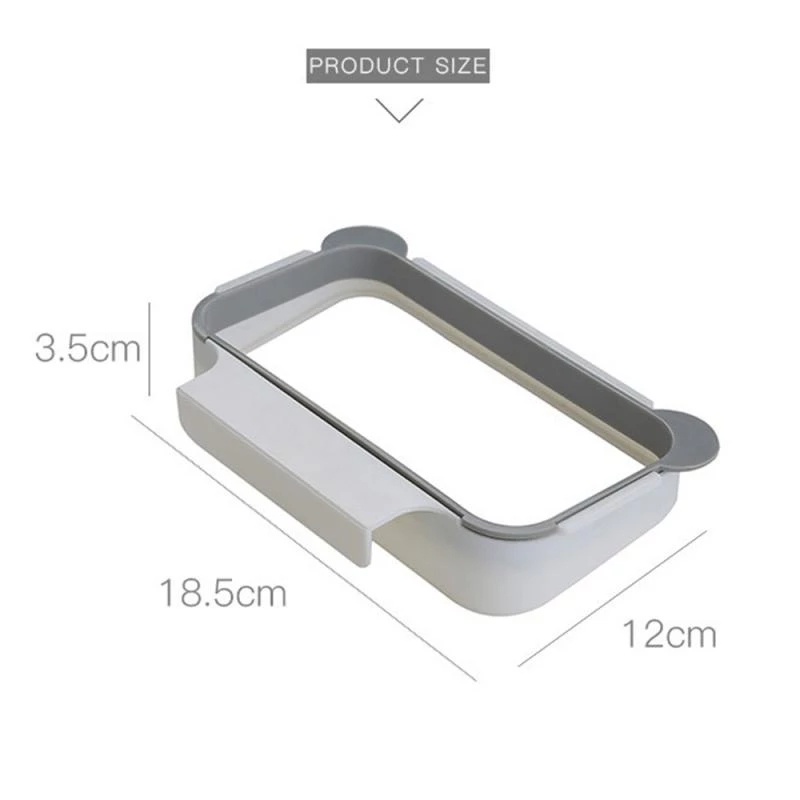 Giá Đỡ Túi Đựng Rác Bằng Nhựa Có Thể Gấp Lại Gắn Cửa Tủ Nhà Bếp Tiện Lợi