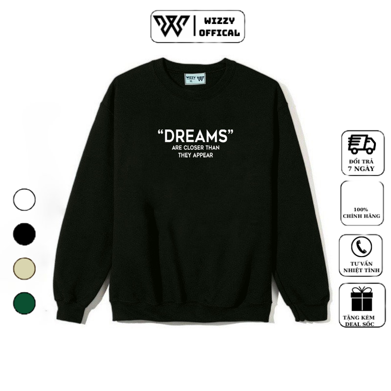 Áo nỉ sweater Hàn Quốc, áo thu đông nam dài tay cổ tròn 4 màu trẻ trung phong cách mã mã 01