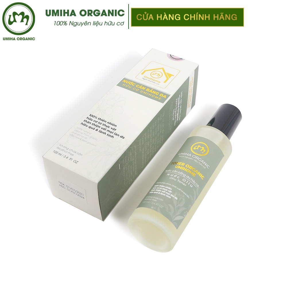 Nước Toner Oliu Cân Bằng Da Hữu Cơ UMIHA 50/100ml Dưỡng Ẩm Sâu Cho Da