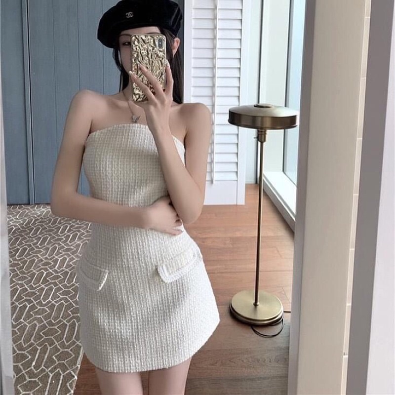 Set Váy Body Áo Khoác Crop chất đẹp | Có 2 ảnh fb cuối nhen