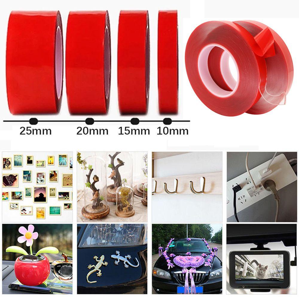 PINEVN Cuộn Băng Keo Hai Mặt Trong Suốt Cách Nhiệt Dài 10M