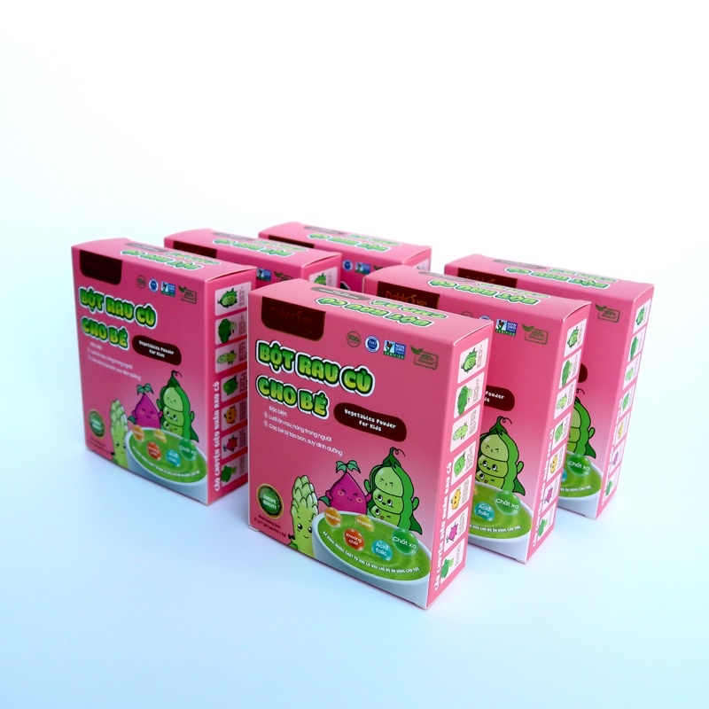 Combo bột rau dinh dưỡng 7 gói cho bé ăn dặm Dalahouse date 9/2023