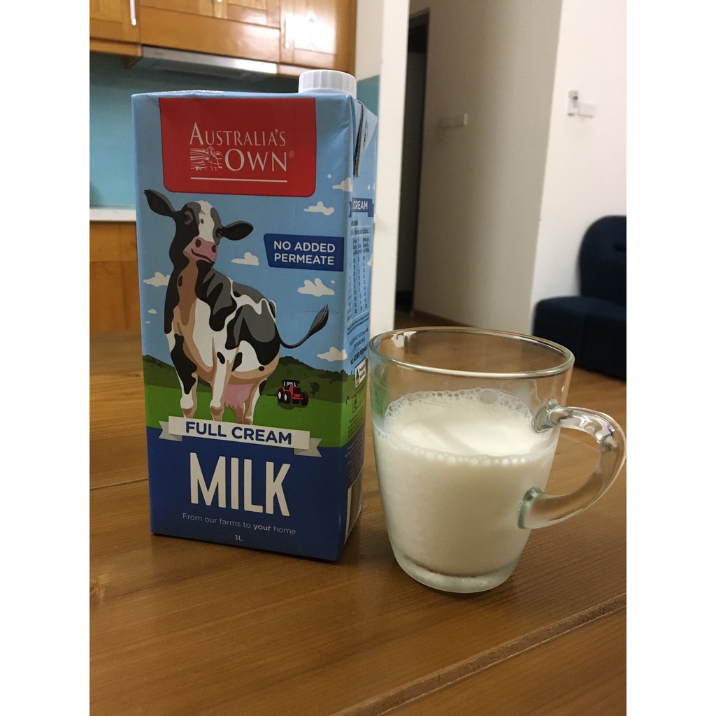 (Date: T4.2022) Sữa tươi Úc | Sữa Tươi Nguyên Kem ÚC 1L