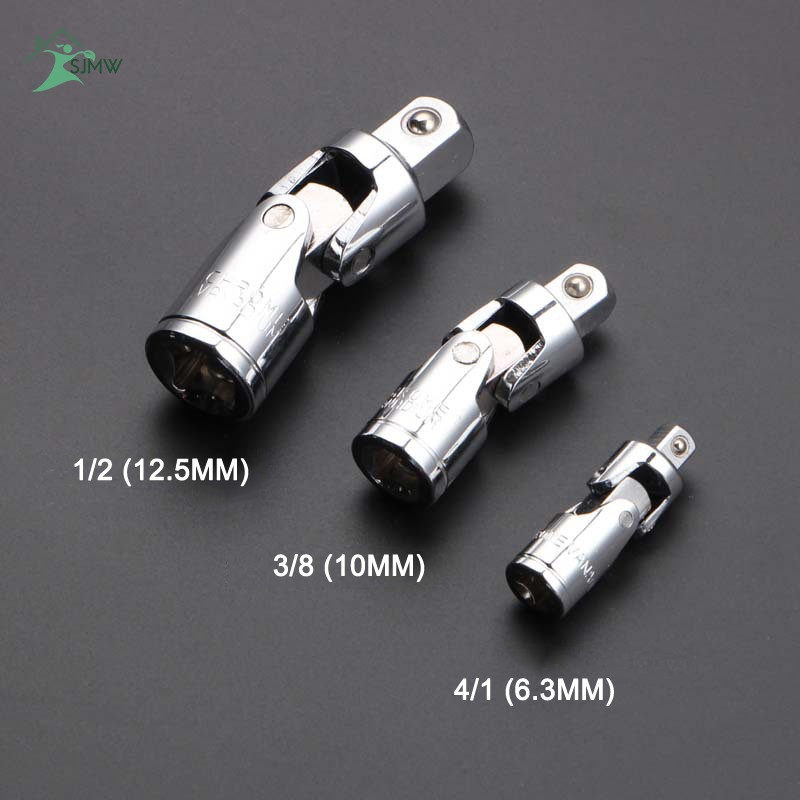 SJMW Universal Joint Socket Ratchet Wrench Adapter 1/4 3/8 1/2 Inch Extension Bar Steel Adapter | BigBuy360 - bigbuy360.vn