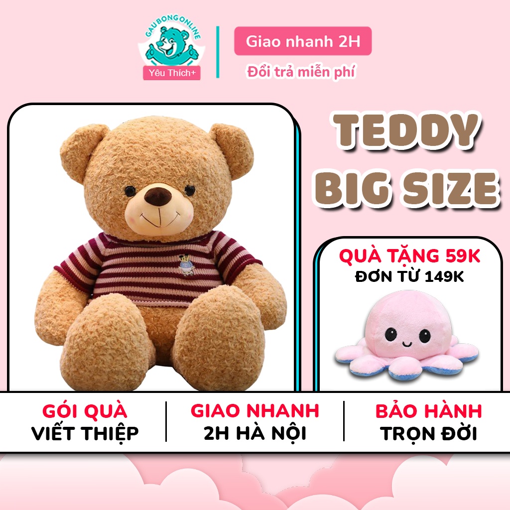 Gấu Bông Teddy Logo Baby 1m1