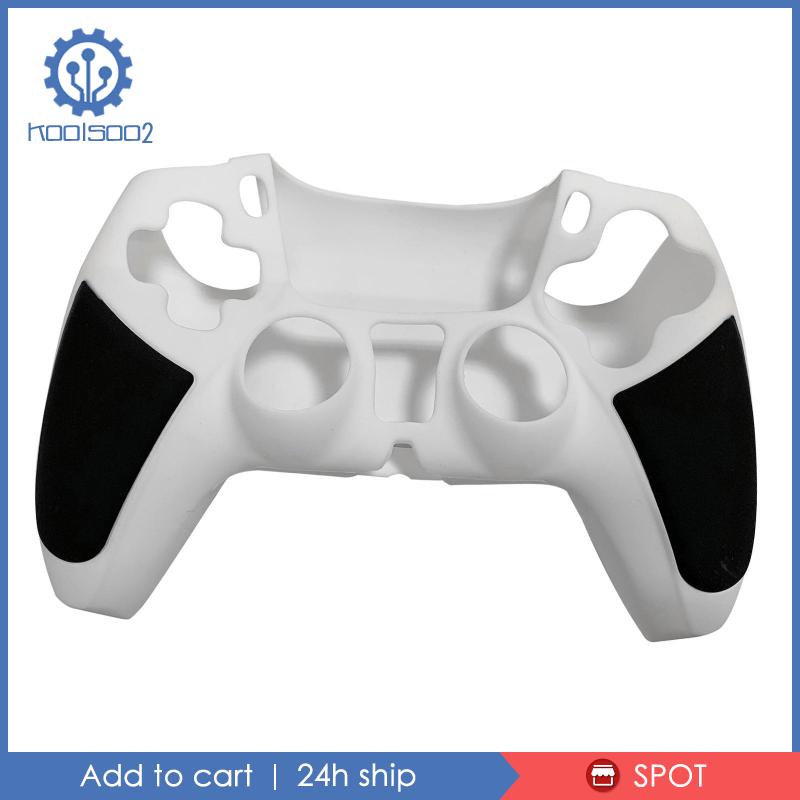 Set 2 Vỏ Silicon Bảo Vệ Cho Tay Cầm Chơi Game PS5 Màu Trắng