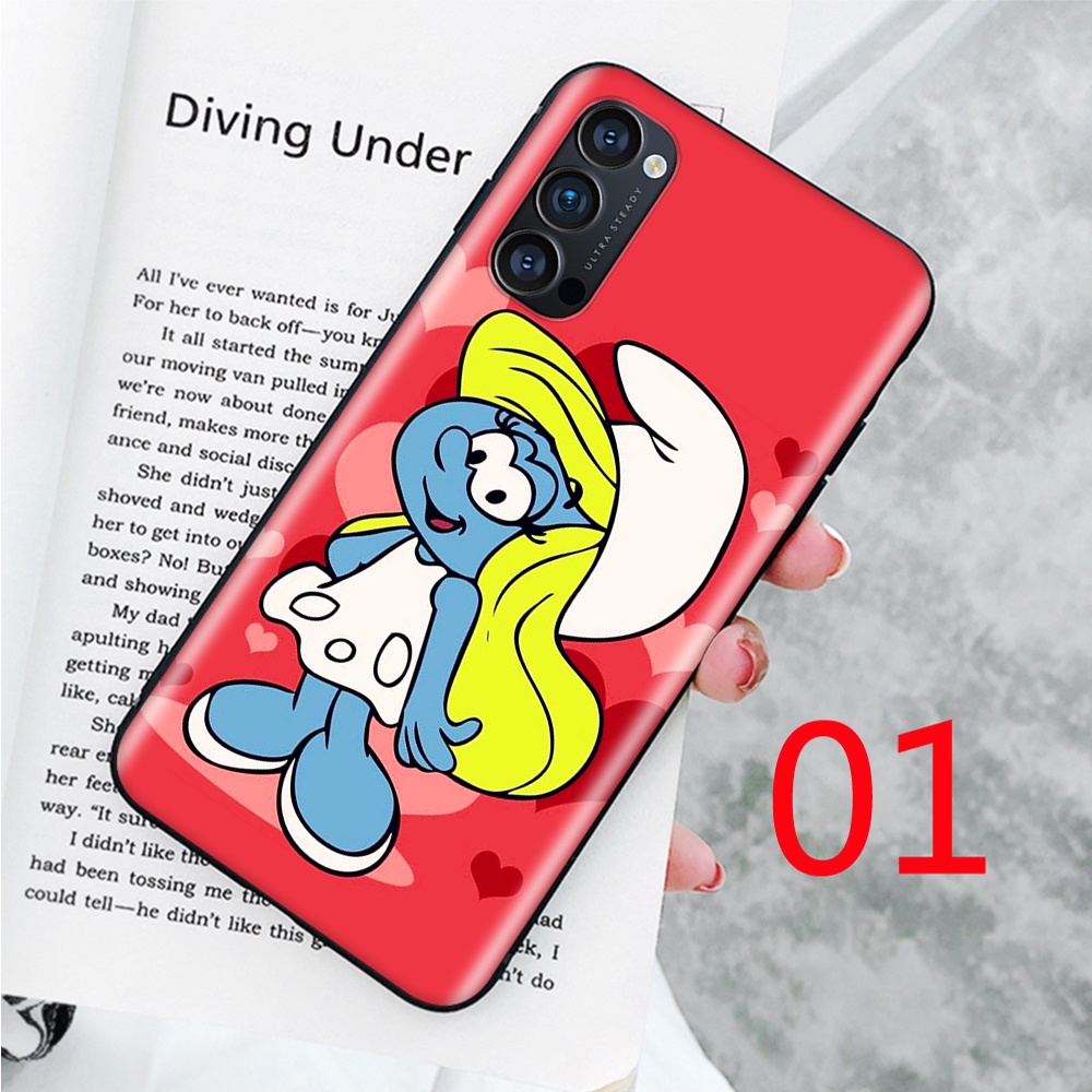 Ốp Điện Thoại Mềm Họa Tiết Hoạt Hình Smurfs WI-137 Cho iPhone 5S 5 7 6S 8 11 XR 6 Plus Pro Max SE