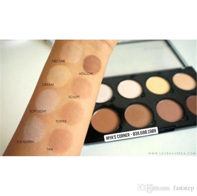 Bảng Tạo Khối 8 màu NYX Professional Makeup Highlight & Contour Pro Palette 21.6g