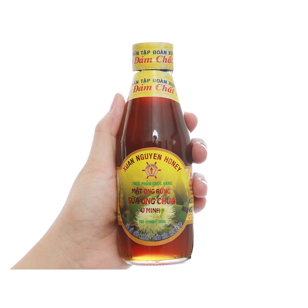 Mật ong rừng sữa ong chúa U Minh Xuân Nguyên chai 180ml