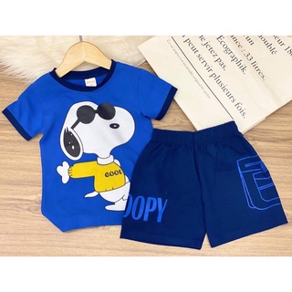 Bộ ngắn tay quần đùi cộc tay thun cotton 4 chiều xuất dư mịn mát Quần áo trẻ em