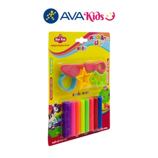 Bộ đồ chơi Star Kids đất nặn 100g 8 màu và 4 dụng cụ K-100/8c/4t
