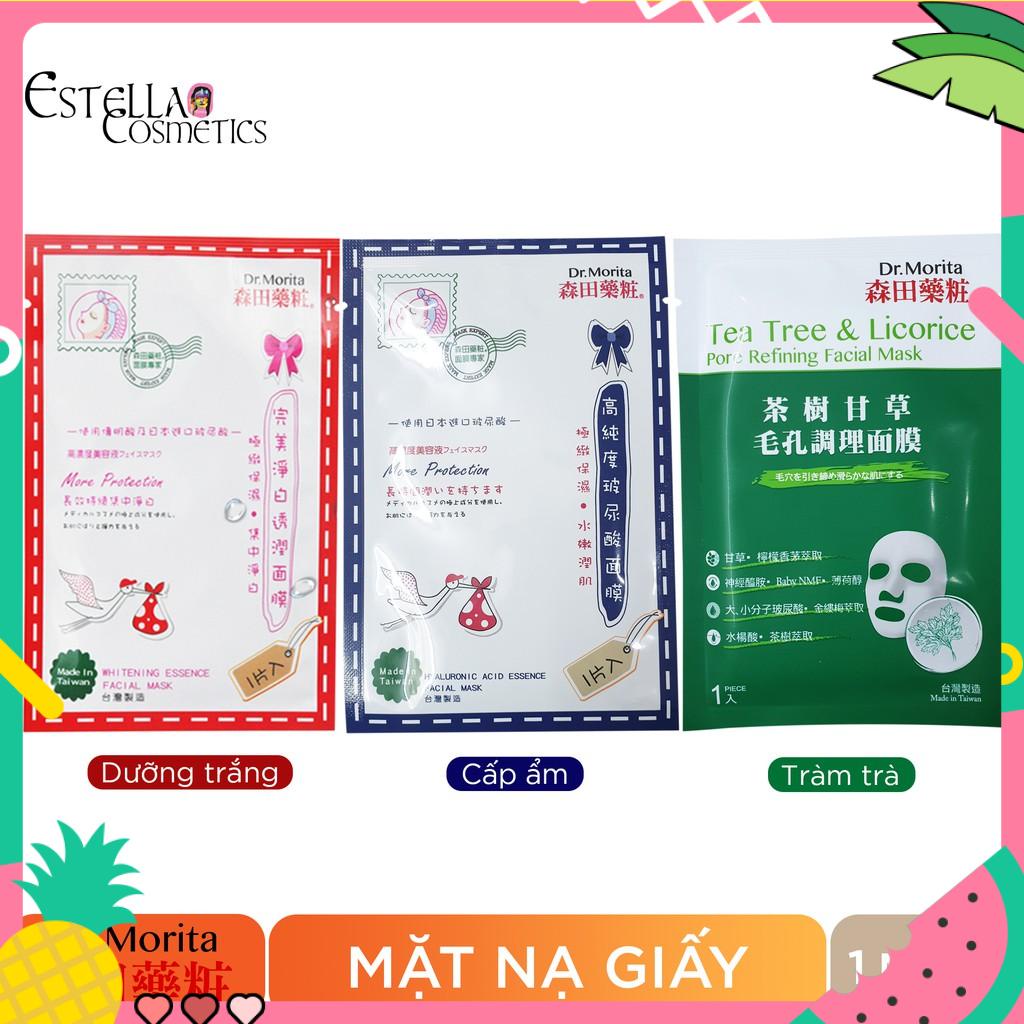 Miếng Mặt Nạ Giấy Dưỡng Da Dr.Morita (Dưỡng ẩm, dưỡng sáng, tràm trà)