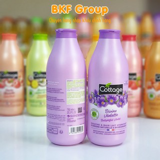Sữa tắm Cottage La Violet 750ml - Nhập Pháp - Hàng mới